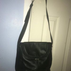 NWT MAXX NY Loden Green leather shoulder bag